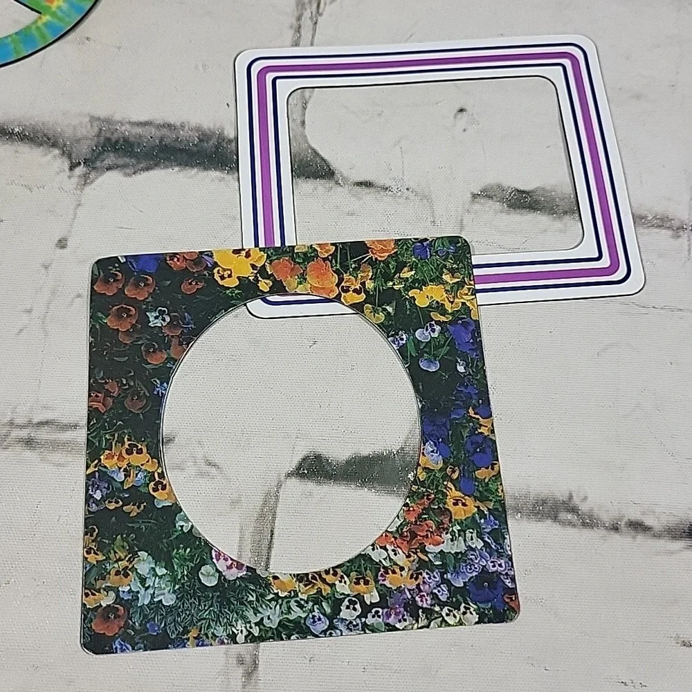 Fridge‎ Magnets Lot Of 12 Flat PVC Assorted Frames Jokes Animals Peace Signs